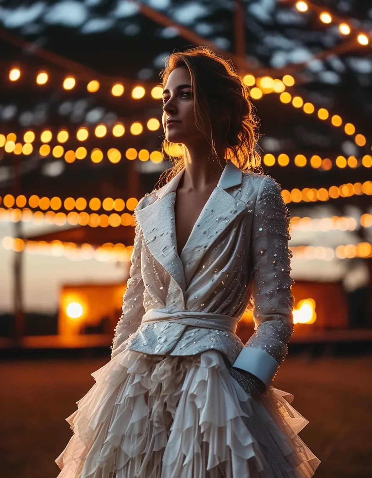 The Outdoor Show Outfit for a Warm Afternoon and a Cold Night